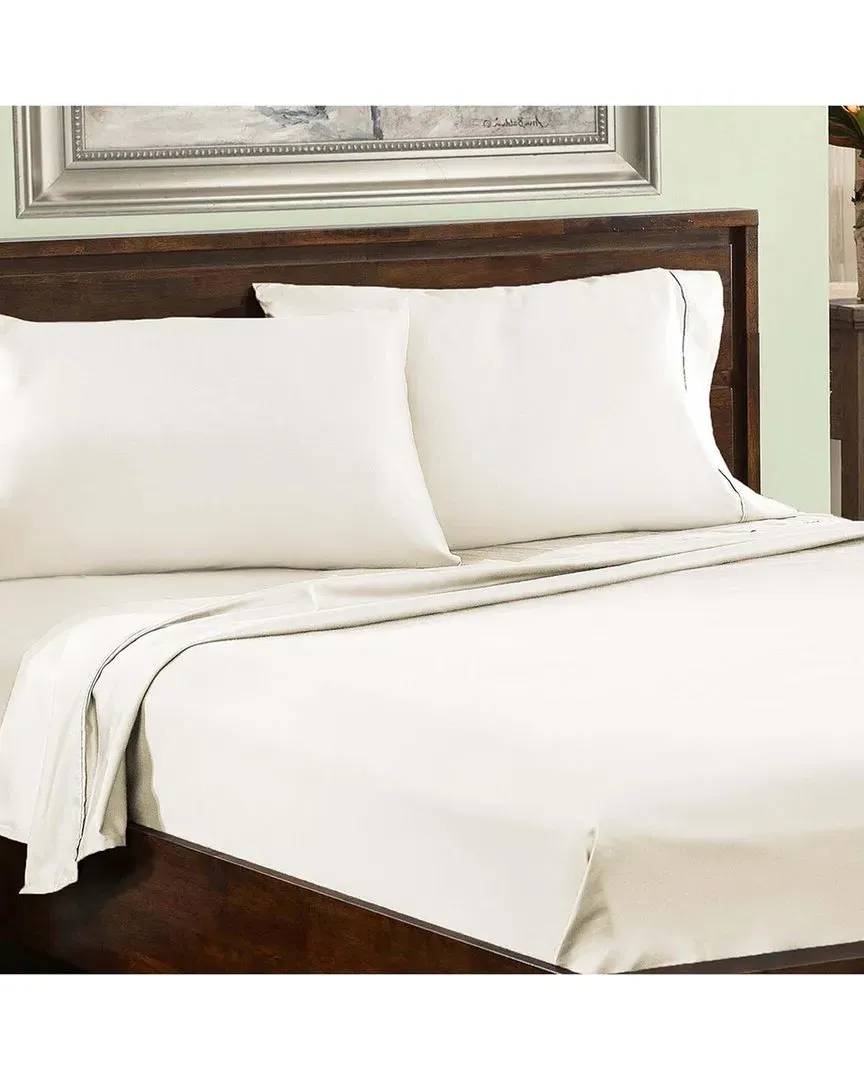 800 Thread Count Deep Pocket Sheet Set - Ivory, Cotton image