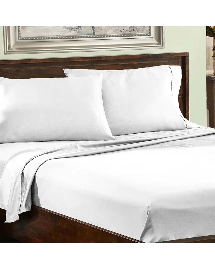 800 Thread Count Deep Pocket Sheet Set - White, Cotton