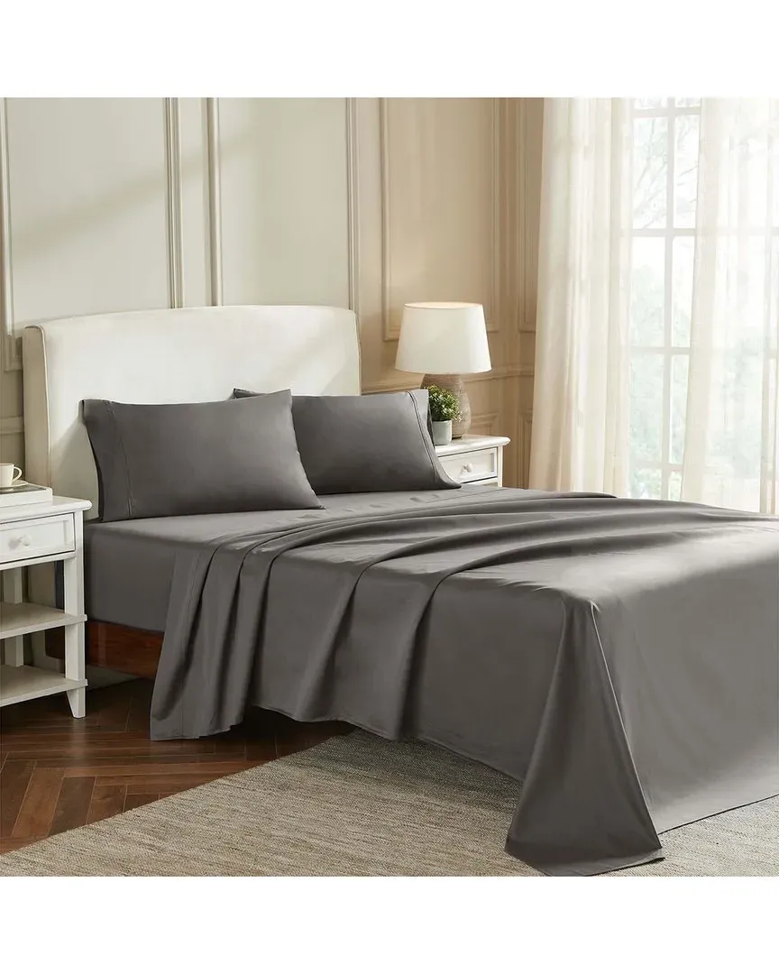 850 Thread Count Bed Sheet Set - Grey, Cotton