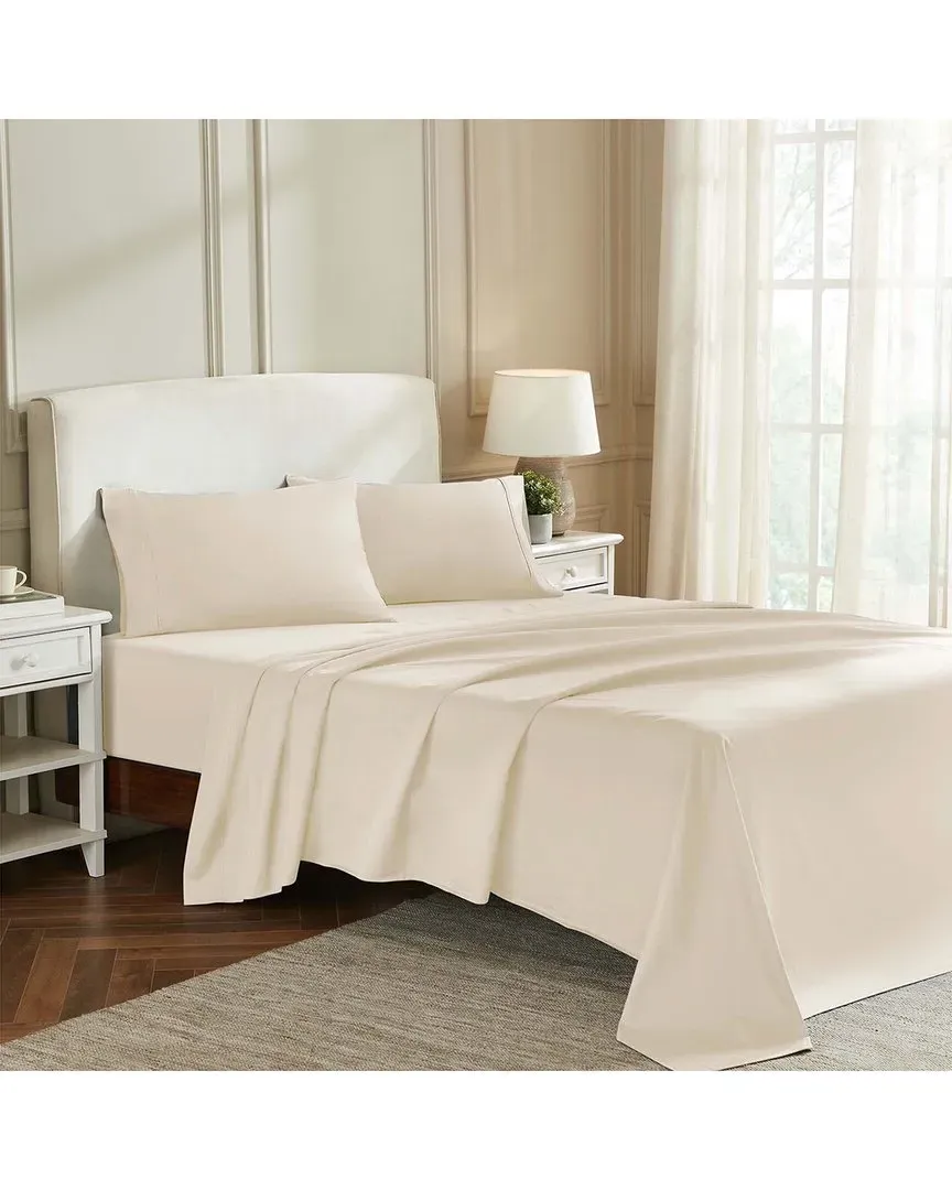 850 Thread Count Bed Sheet Set - Ivory, Cotton