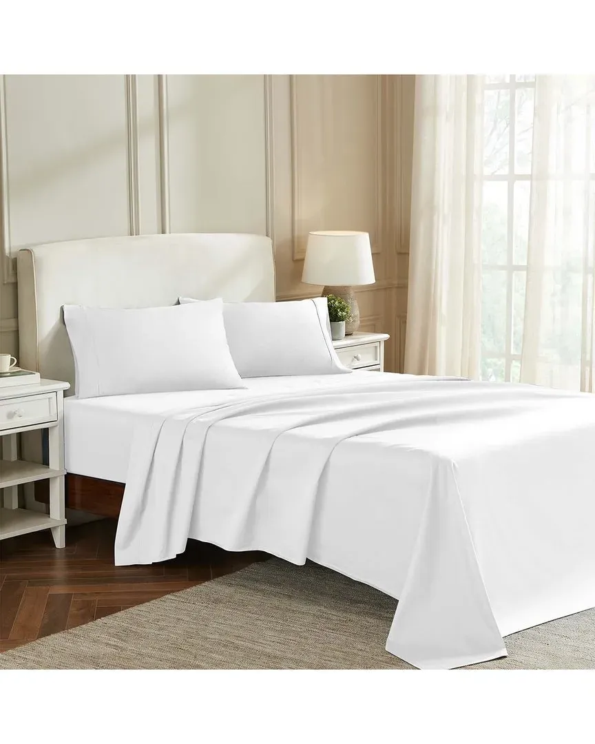 850 Thread Count Bed Sheet Set - White, Cotton
