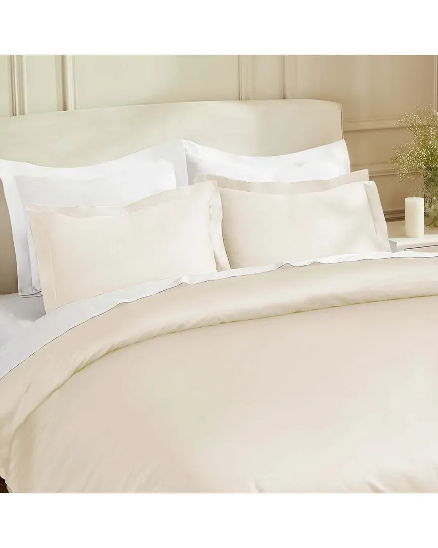 850 Thread Count Duvet Cover Set - Ivory, Cotton