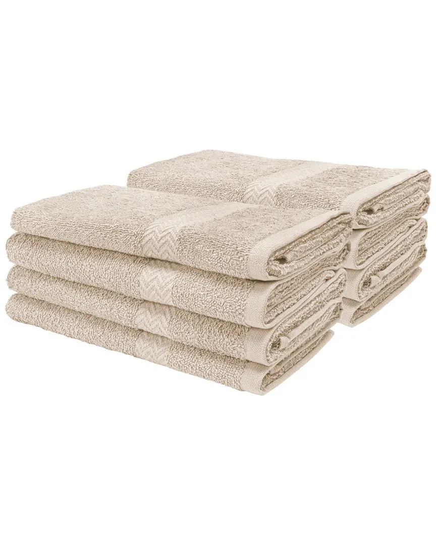 8pc Cotton Hand Towel Set - Stone image