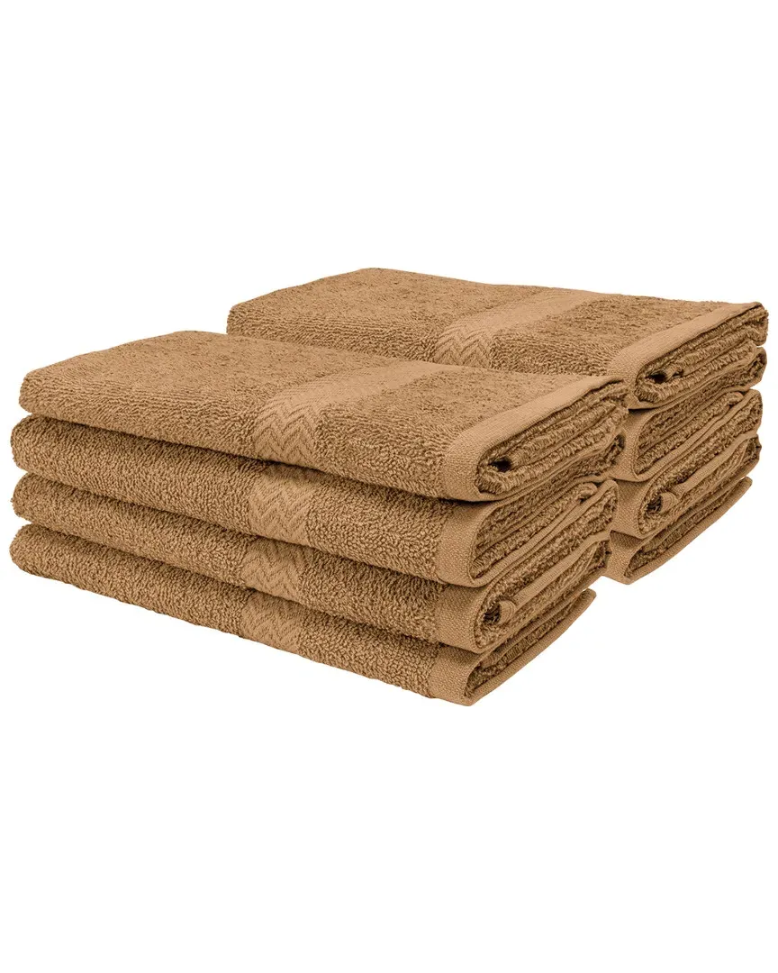 8pc Cotton Hand Towel Set - Tan