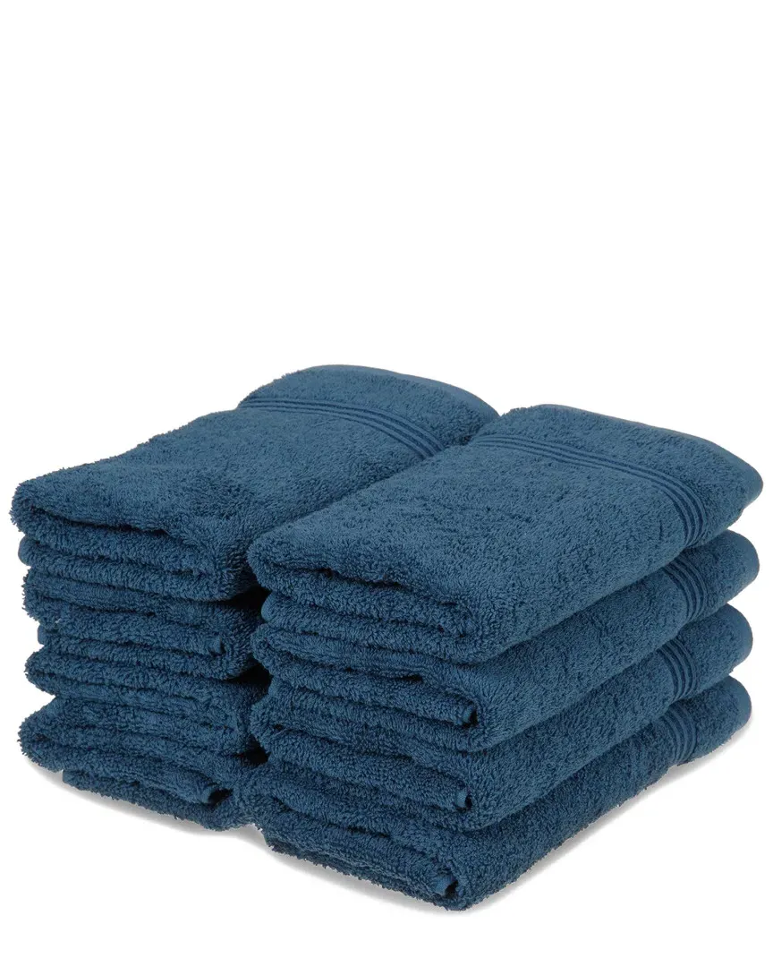 8pc Egyptian Cotton Hand Towel Set - Sapphire