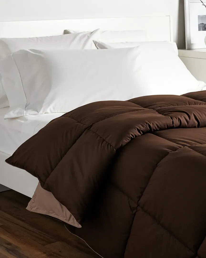 All-Season Down Alternative Reversible Comforter - Taupe