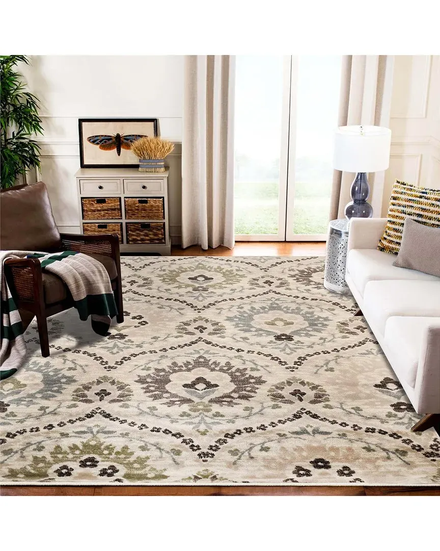 Augusta Oriental Floral Rug - Multicolor, Polypropylene