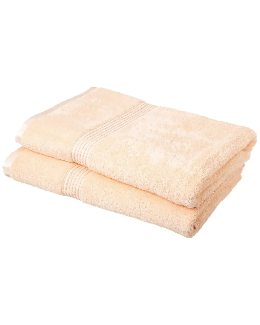 Bath Sheet Egyptian Cotton Towel Set - Peach