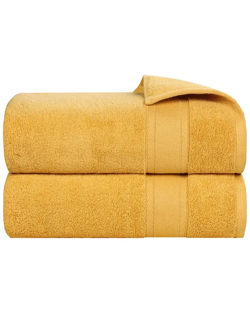 Belmont Zero Twist 2-Piece Bath Towel Set - Gold, Cotton