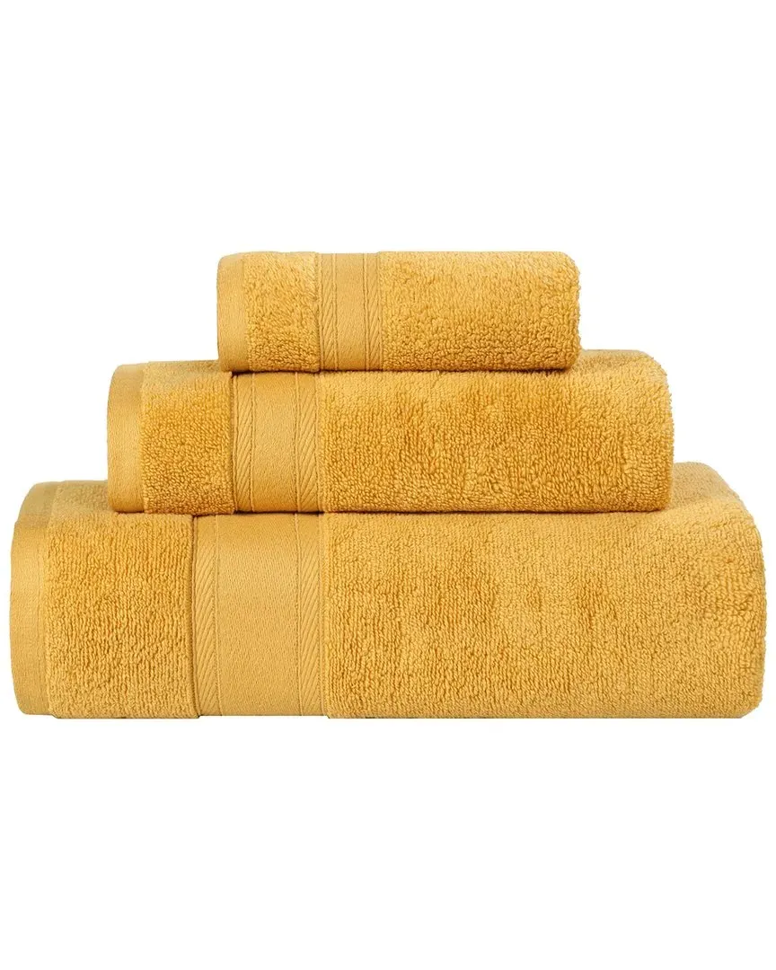 Belmont Zero Twist 3-Piece Towel Set - Gold, Cotton image