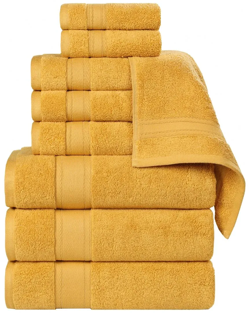 Belmont Zero Twist 9-Piece Towel Set - Gold, Cotton