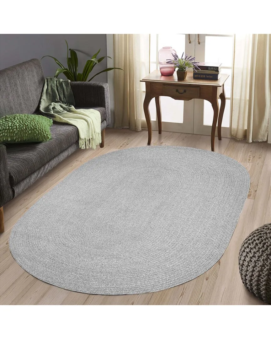 Braided Reversible Indoor Outdoor Rug - Slate