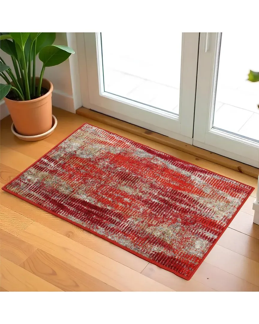 Brayton Abstract Area Rug - Multicolor, Nylon image