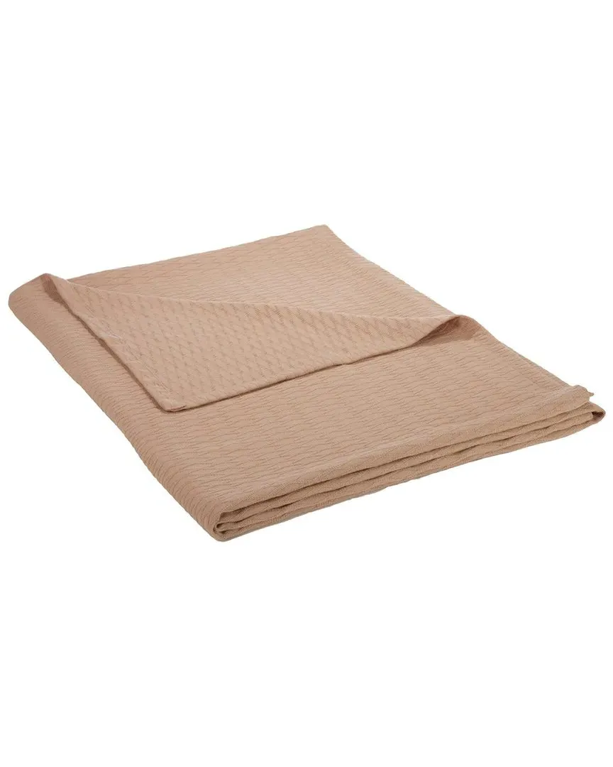 Diamond All-Season Breathable Blanket - Khaki, Cotton