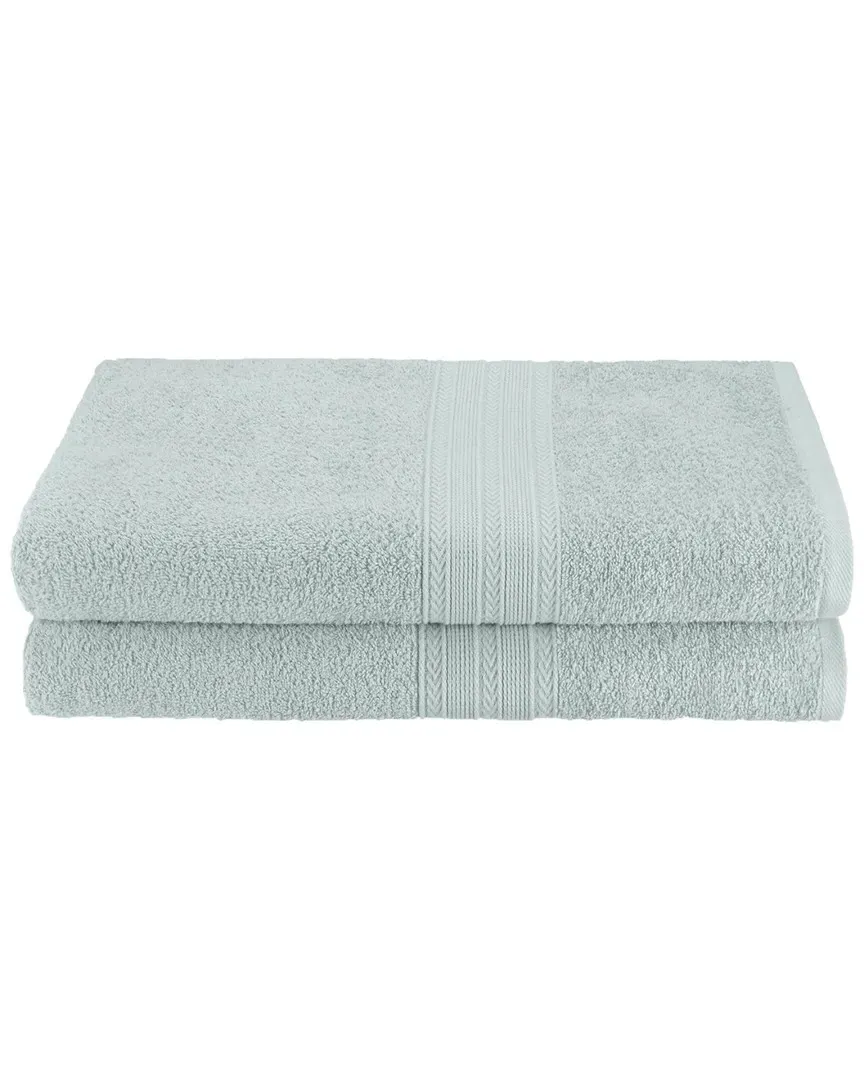 Eco-Friendly 2pc Bath Sheet Towel Set - Aqua Marine, Cotton