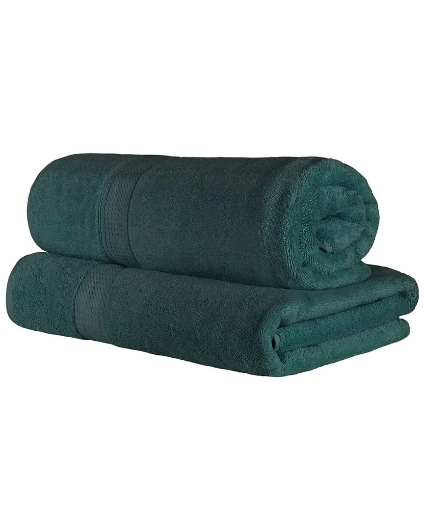 Egyptian Cotton 2Pc Bath Sheet Set - Teal