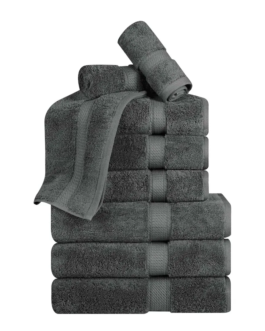 Egyptian Cotton 9pc Towel Set - Charcoal image