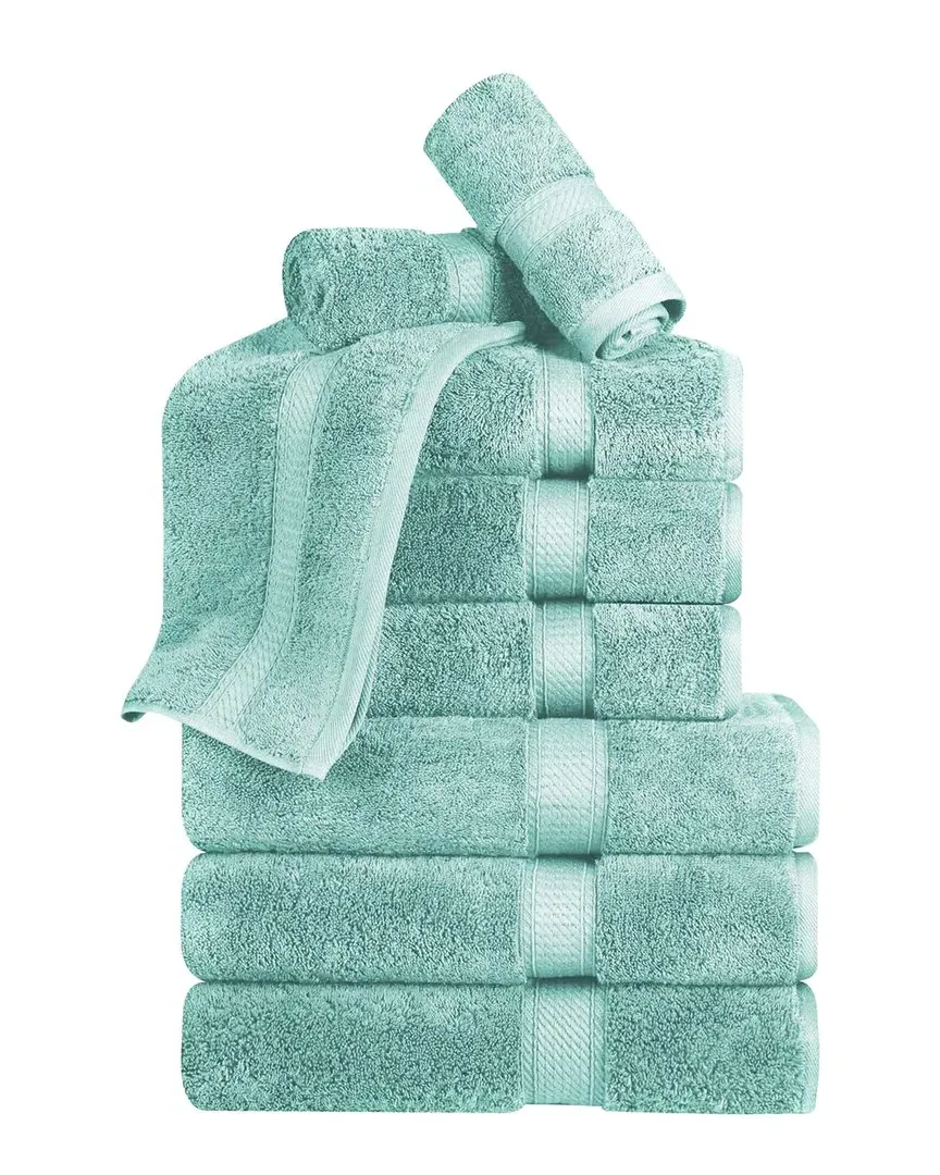 Egyptian Cotton 9pc Towel Set - Sea Foam