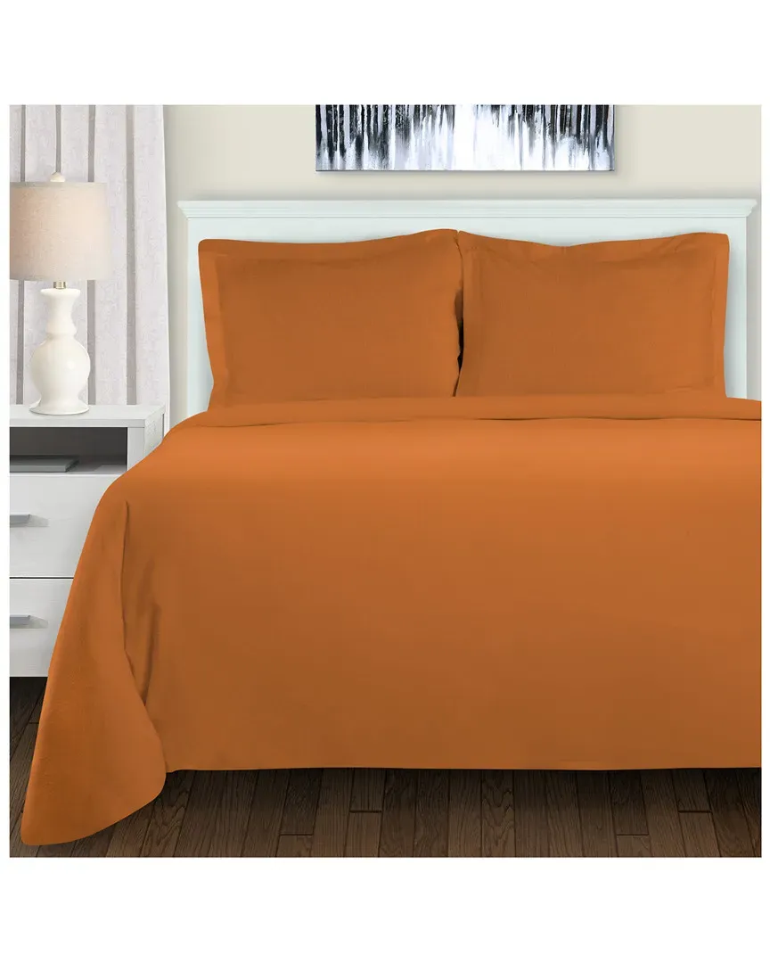 Flannel Duvet Set - Pumpkin