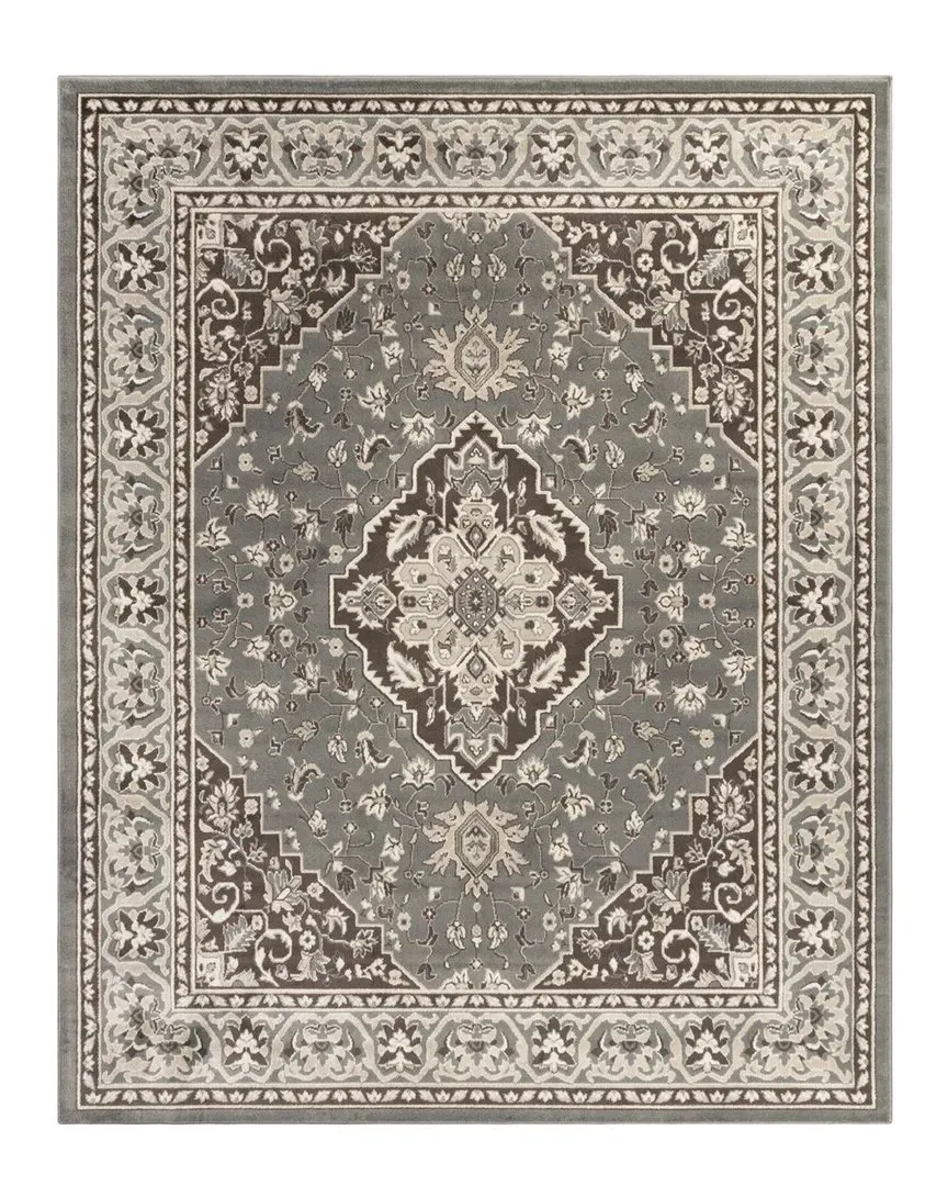 Glendale Oriental Floral Rug - Grey, Polypropylene image