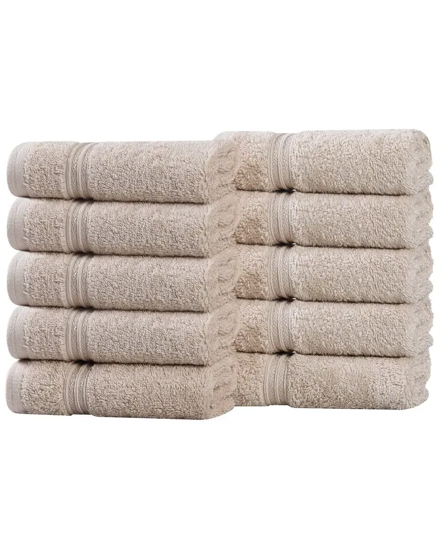Heritage Egyptian Cotton Face Towel Set - Stone