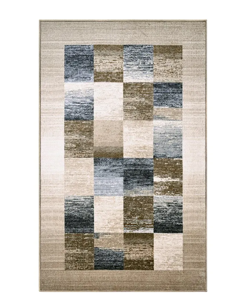 Lockwood Machine-Washable Rug - Cream, Nylon
