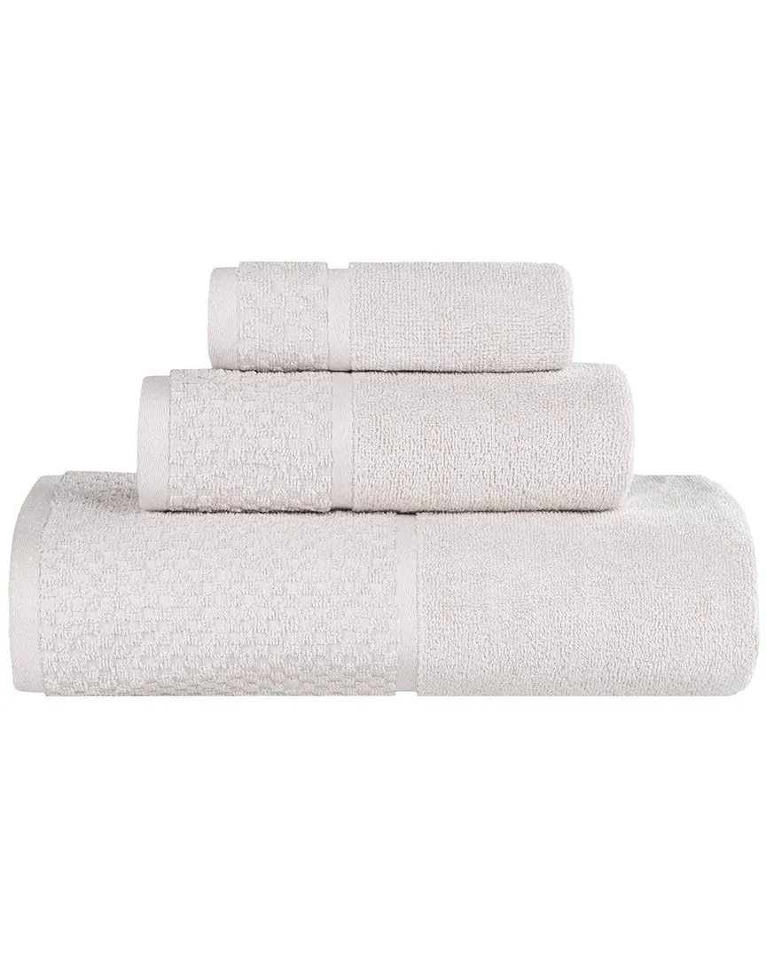 Lodie 3-Piece Towel Set - Stone White, Cotton image