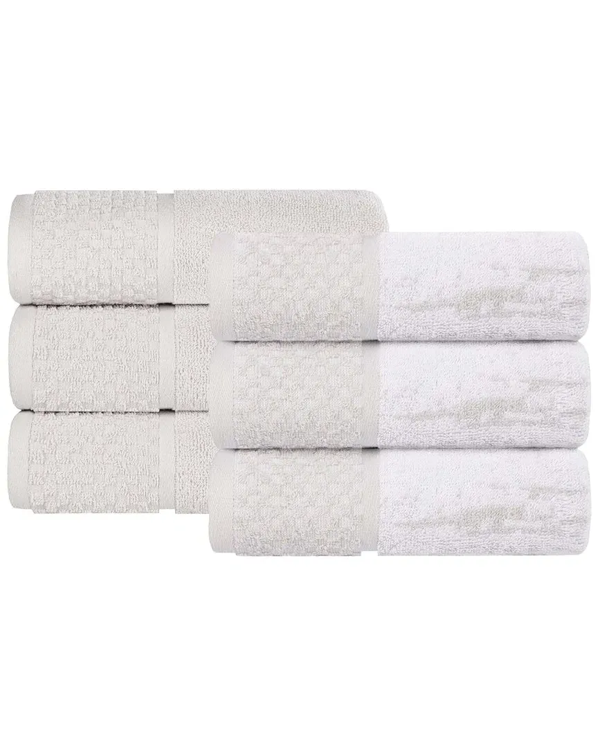 Lodie 6-Piece Hand Towel Set - Cotton