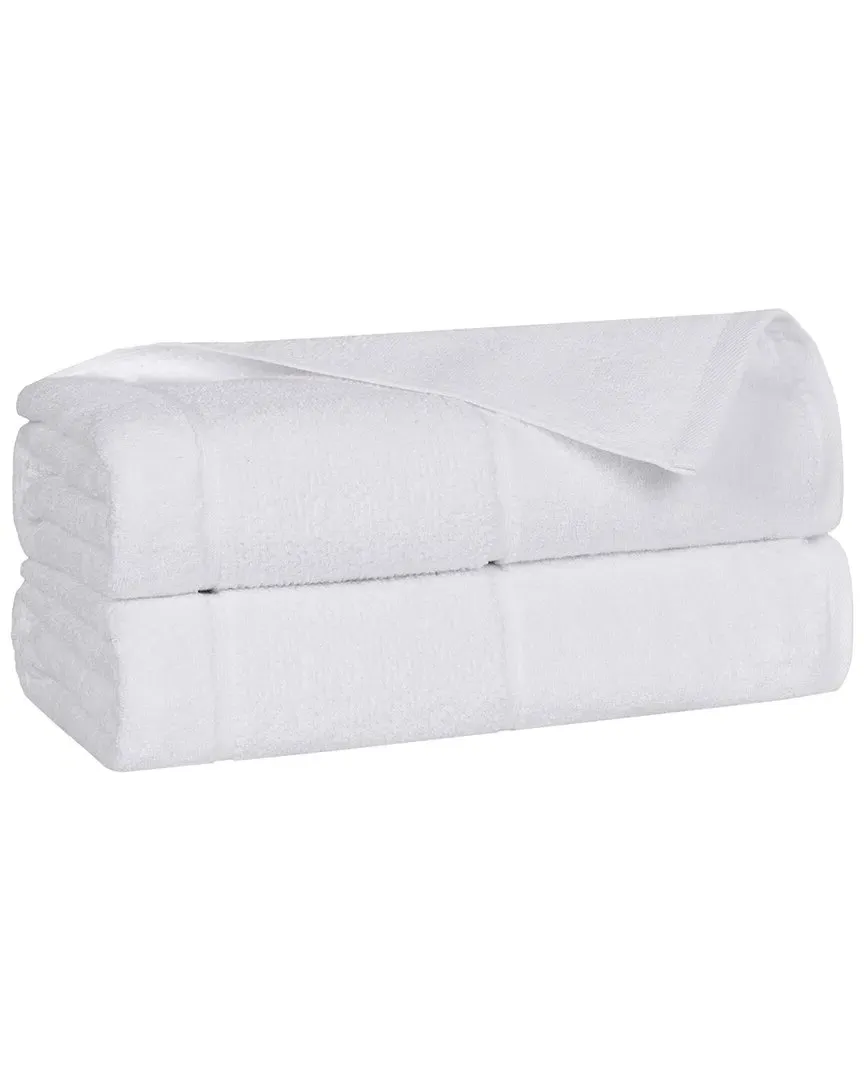 Mile Smart Twist Bath Sheet Set - White, Cotton