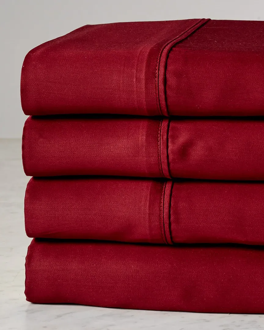 Modal Solid Sheet Set - Burgundy image