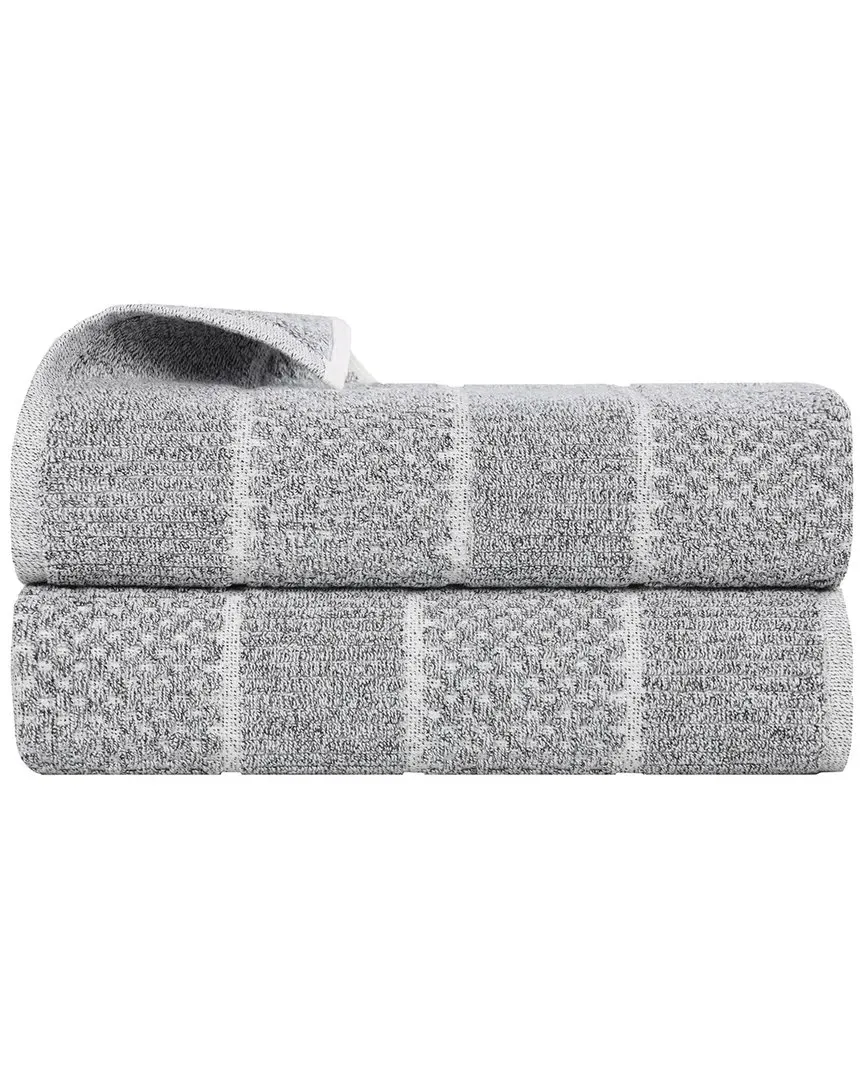 Naples 2-Pack Bath Sheets - Charcoal, Cotton Viscose