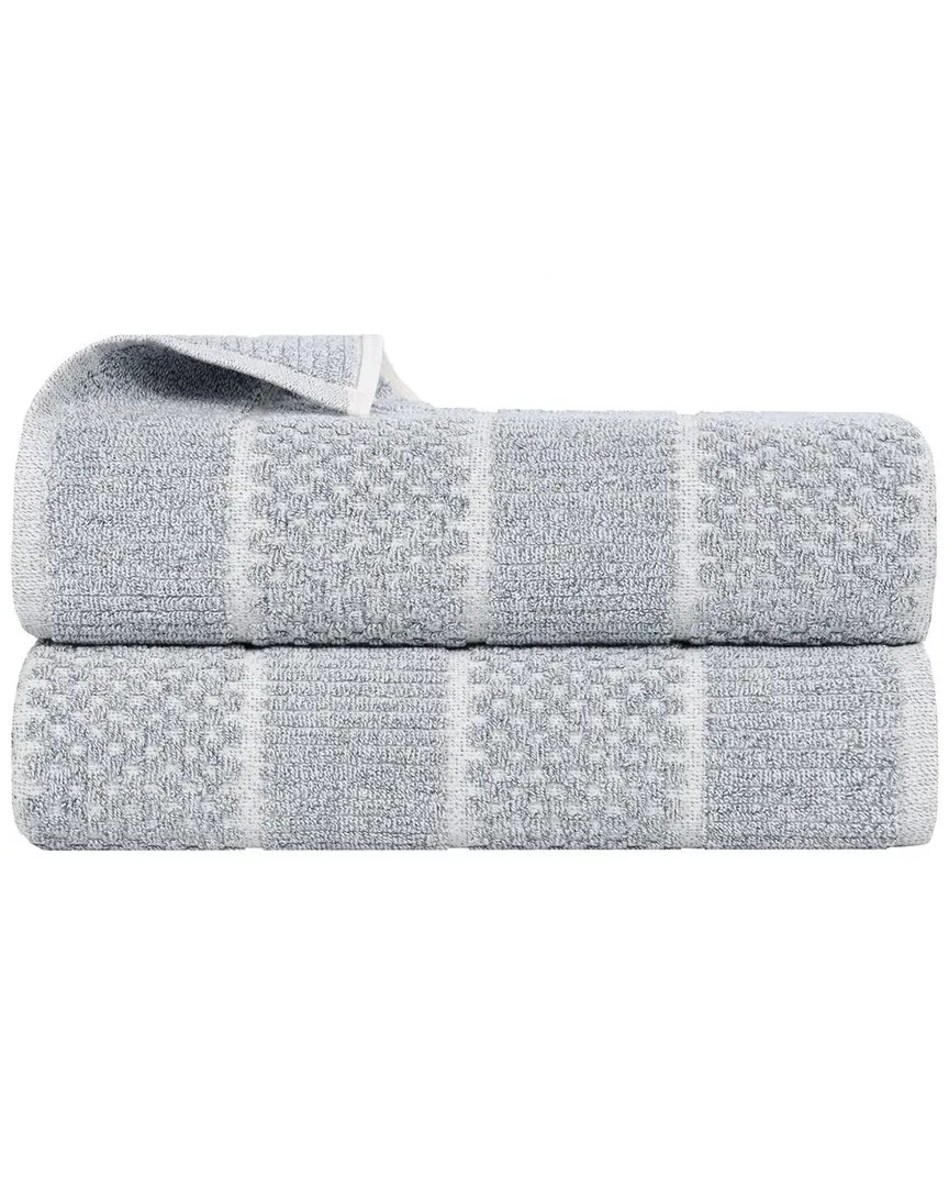 Naples 2-Pack Bath Sheets - Denim Blue, Cotton Viscose