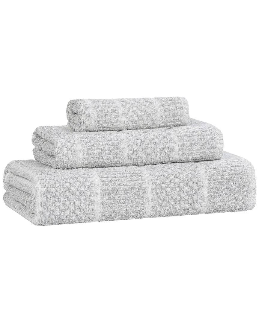 Naples 3-Pack Towel Set - Platinum, Cotton Viscose image