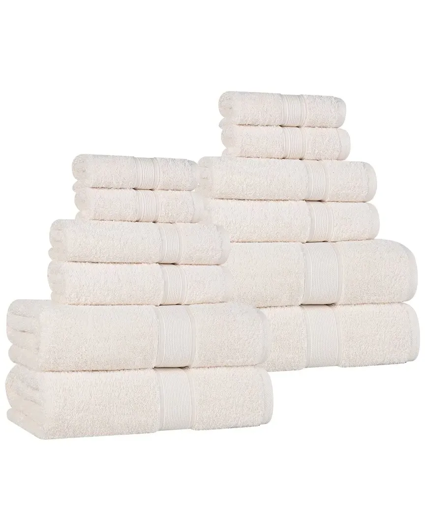 Oregon Organic Cotton 12pc Towel Set - Ivory
