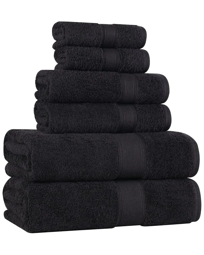 Oregon Organic Cotton 6pc Towel Set - Black image