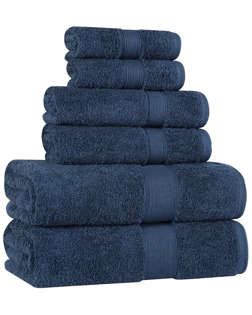 Oregon Organic Cotton 6pc Towel Set - Navy
