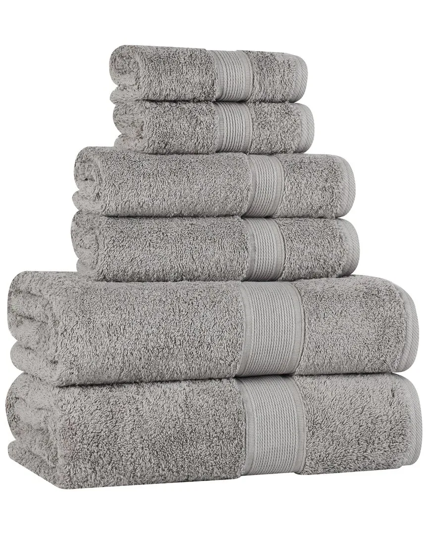 Oregon Organic Cotton 6pc Towel Set - Silver