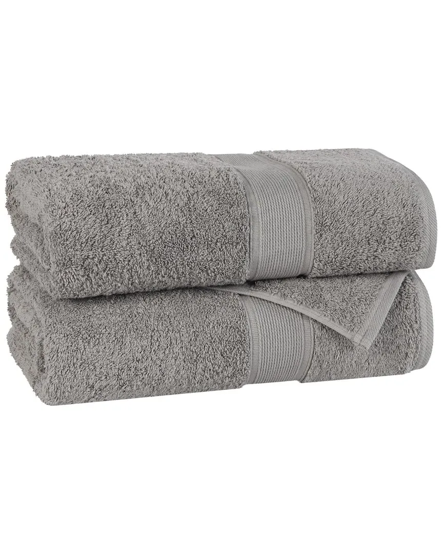 Oregon Organic Cotton Bath Sheet Set of 2 - Silver