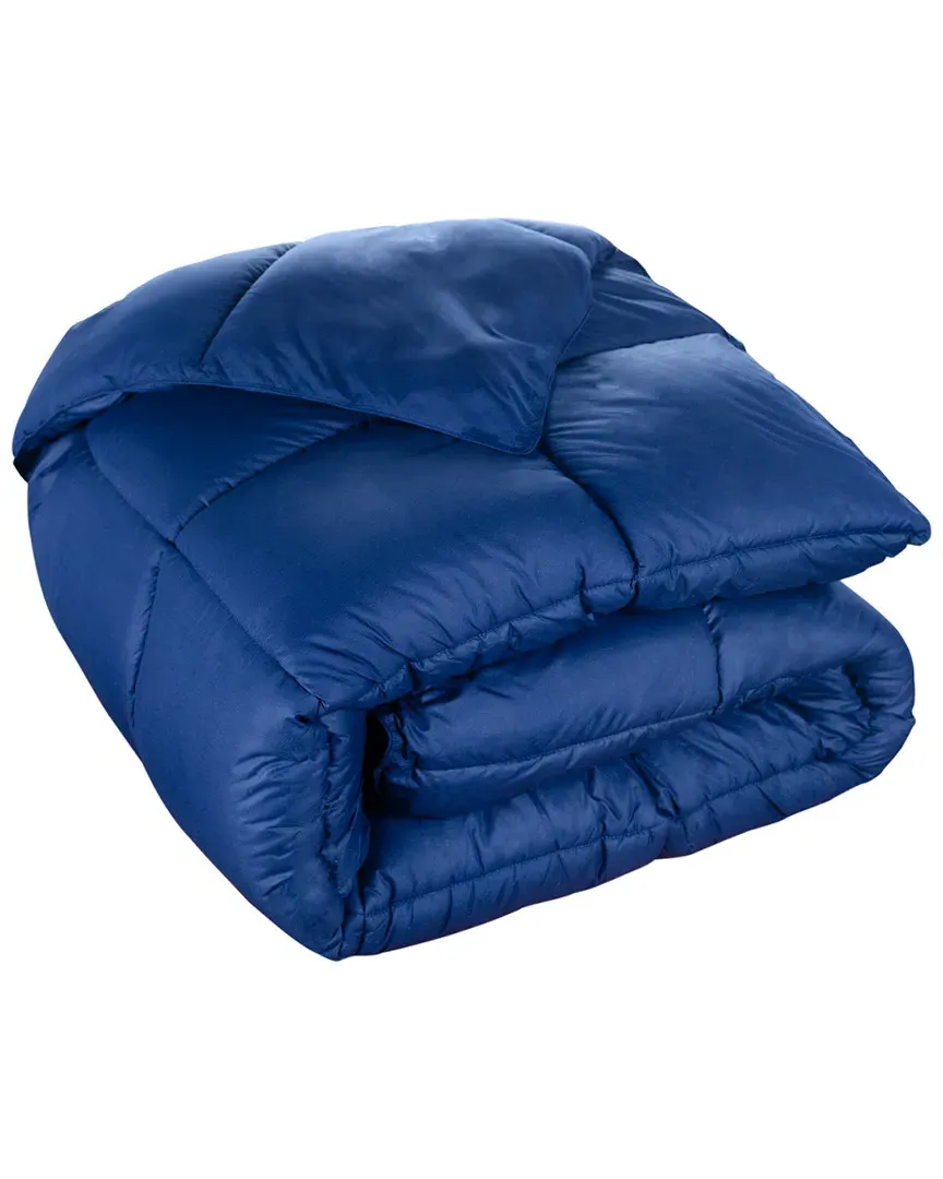 Oversized All-Season Down Alternative Comforter - Navy Blue image