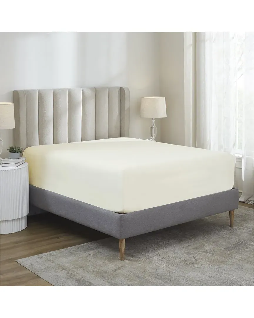 Pavo Extra Deep Pocket Fitted Sheet - Ivory, Cotton