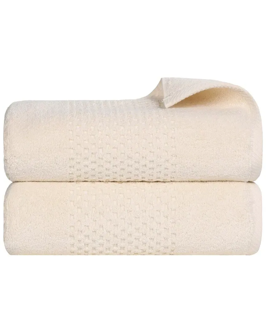 Playa Zero Twist 2-Piece Bath Towel Set - Ivory, Cotton