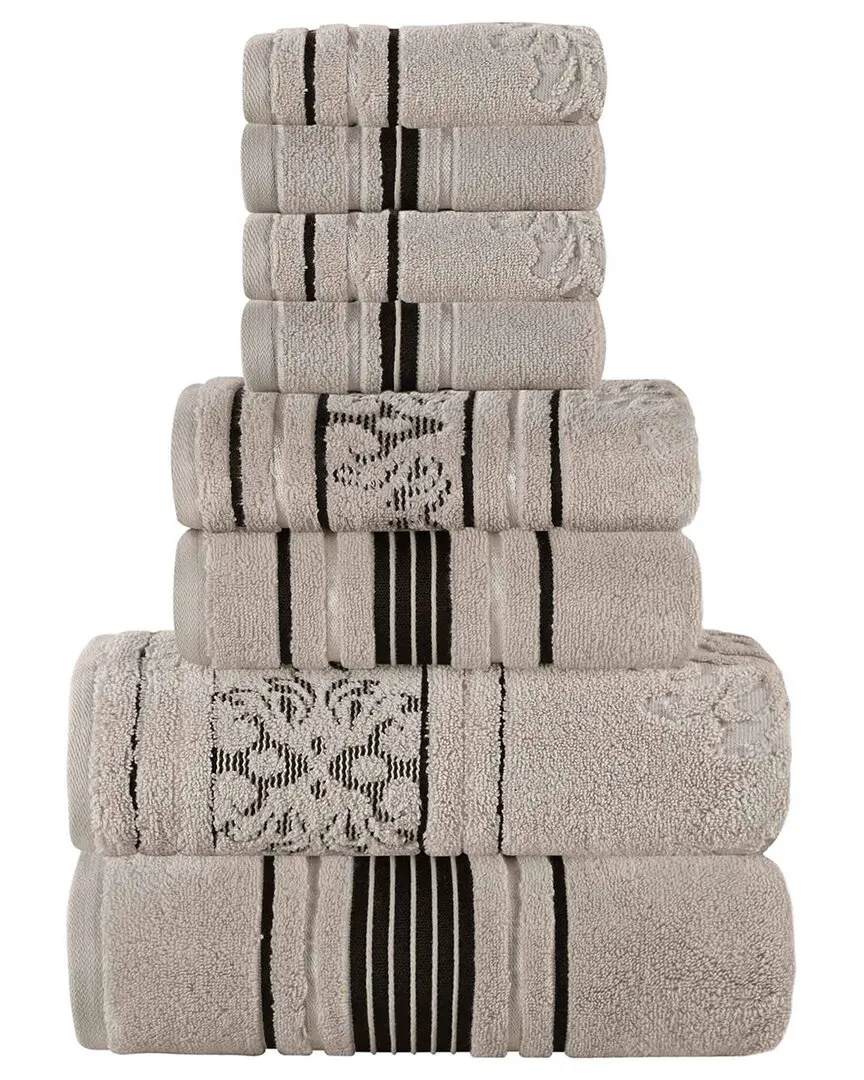 Sadie 8-Piece Towel Set - Stone, Cotton
