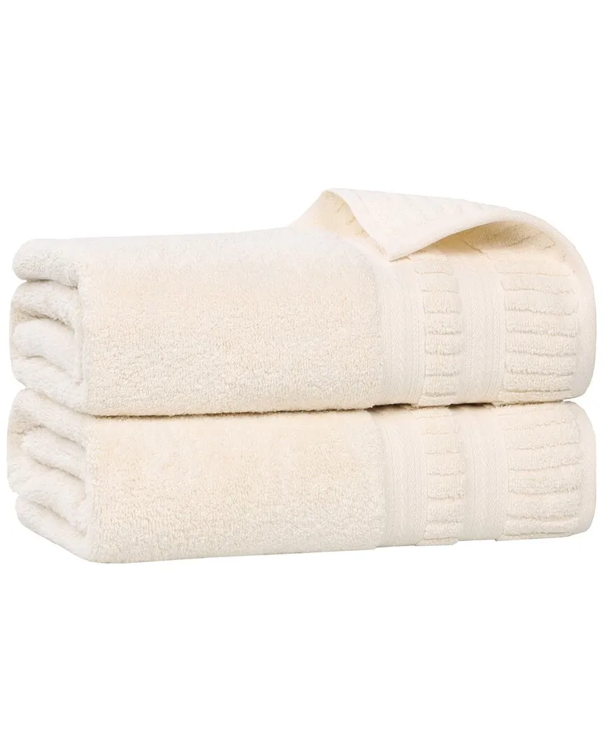 Venice Zero Twist 2-Piece Bath Sheet Set - Ivory, Cotton