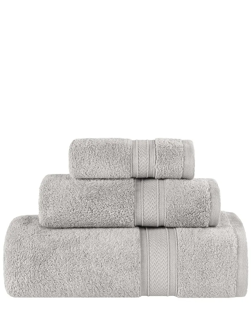 Zero Twist Cotton 3pc Solid Towel Set image