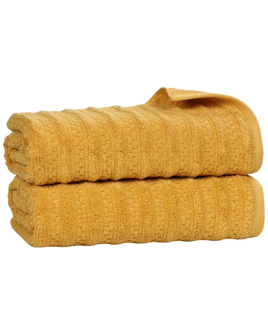 Zuma Zero Twist 2-Pack Bath Sheets - Gold, Cotton