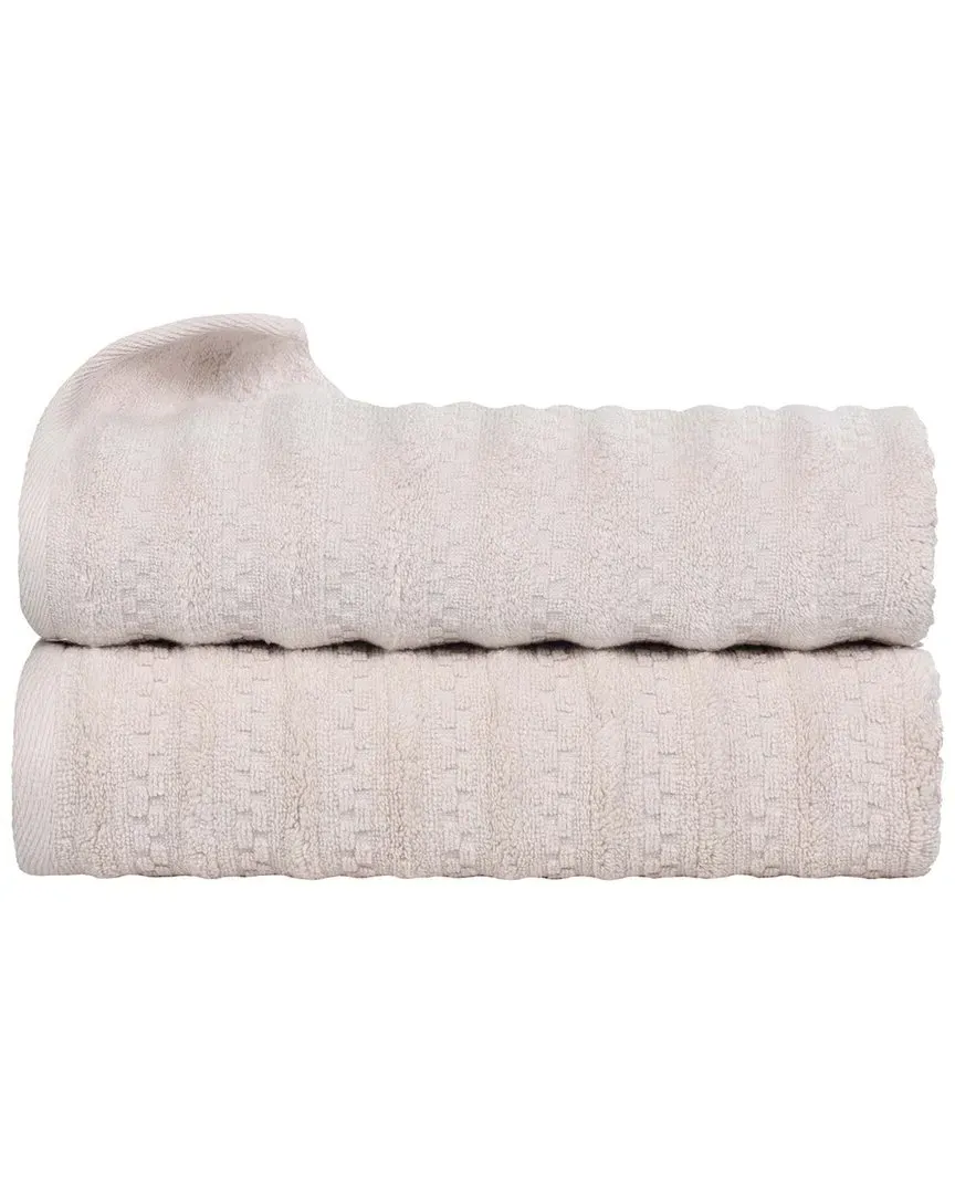 Zuma Zero Twist 2-Pack Bath Towels - Silver, Cotton