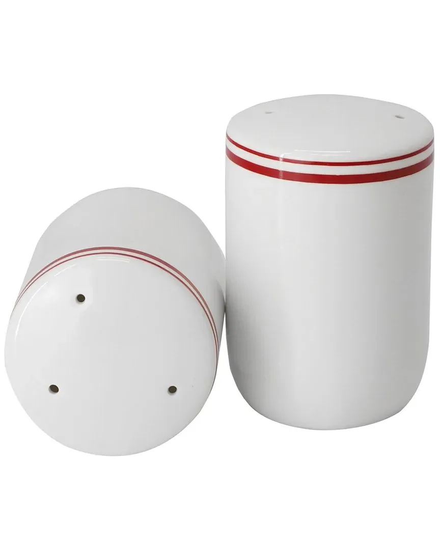 Ceramic Salt And Pepper Shaker Set - White image