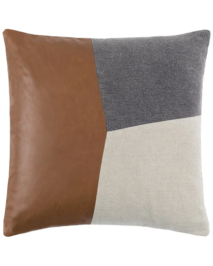 Branson Pillow Cover - Brown, Cotton image