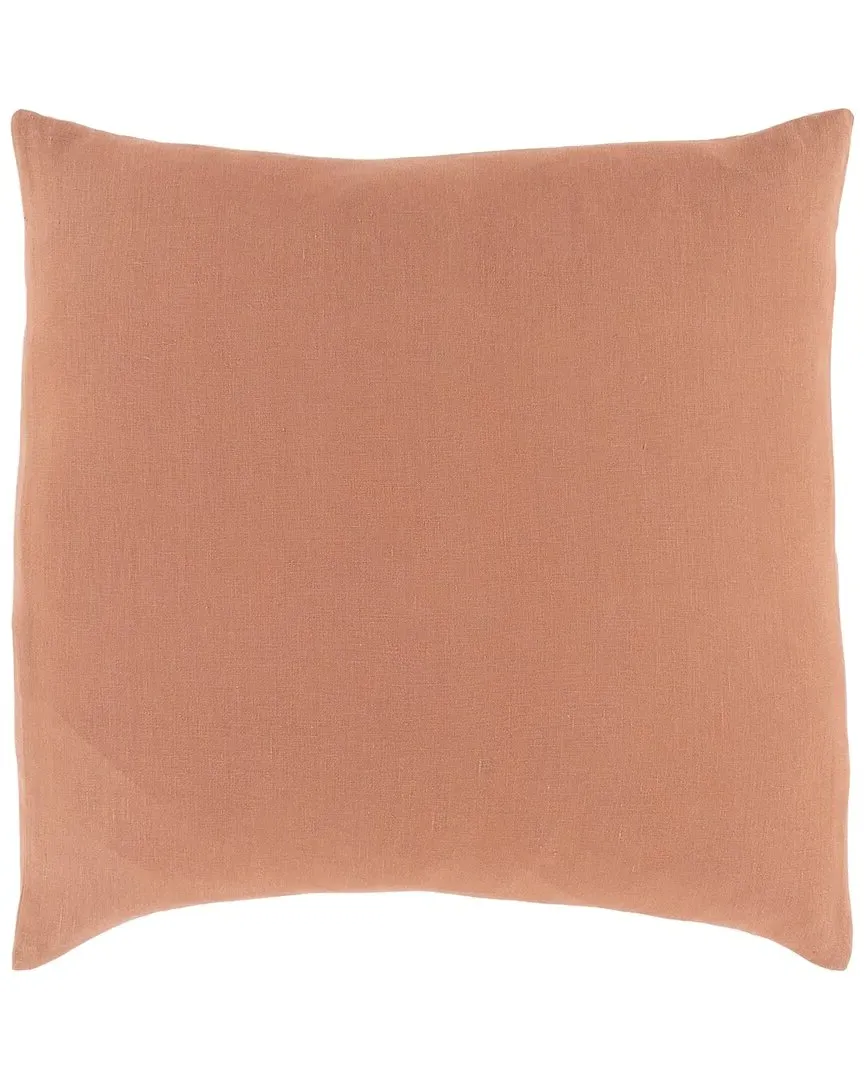 Dawson Euro Sham - Burnt Orange, Linen image