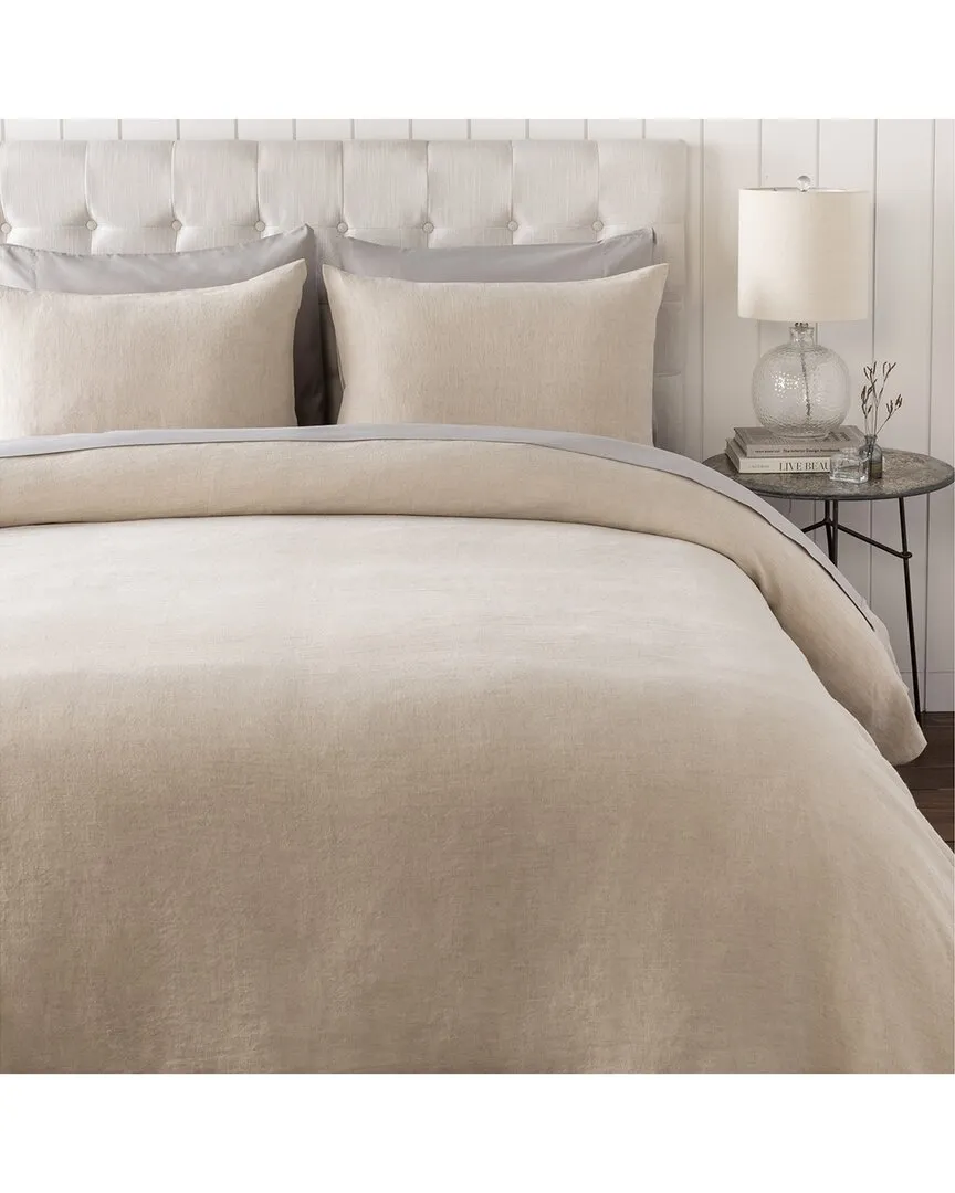 Dawson Full/Queen Duvet Set - Beige, Linen